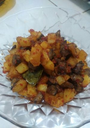 Foto resep Sambal goreng kentang ati #BikinRamadhaBerkesan