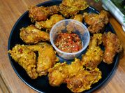 Gambar sayap goreng ketumbar