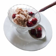 A picture of Cherry ice cream.
