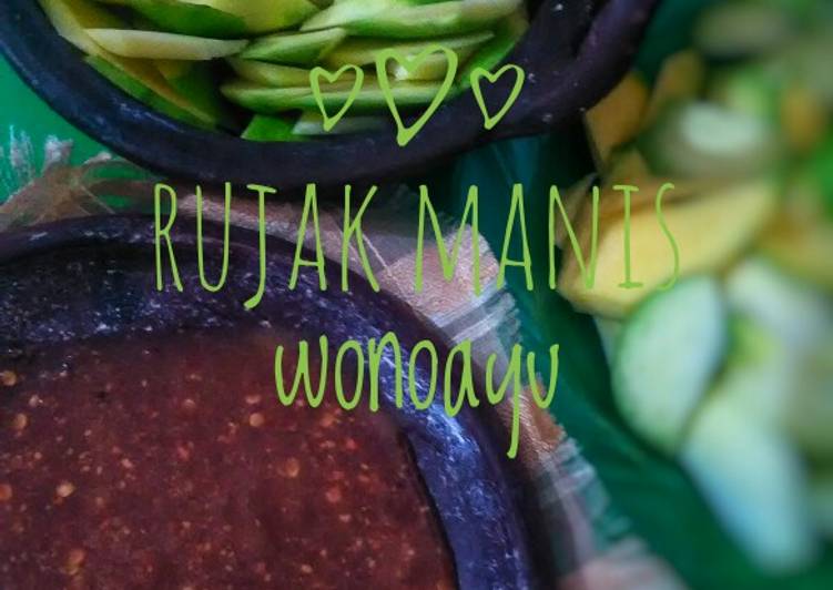 🍍Rujak manis special wonoayu (pakai terasi)