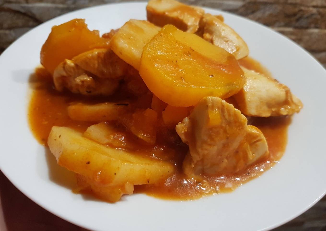 Estofado de pollo súper fácil y económico