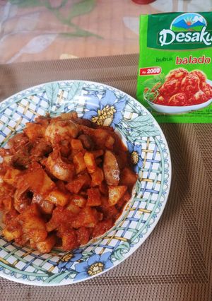 Foto resep Sambal goreng kentang ati ampela 'Desaku' endeus