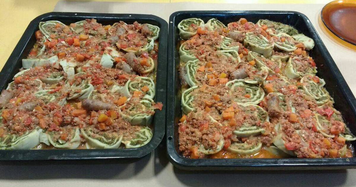 Fideos rellenos - 63 recetas caseras- Cookpad