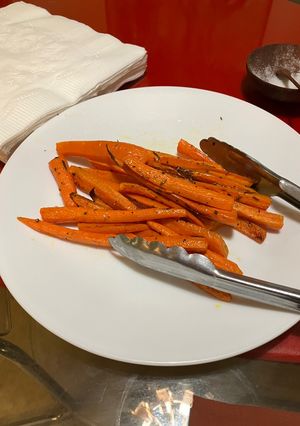 A picture of Roasted Carrot Sticks.