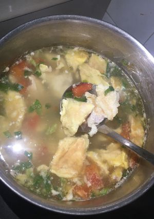 Foto resep Sop telur + ayam