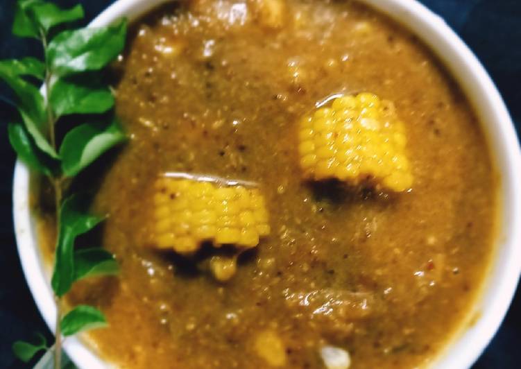 Corn cari(recipe in gujarati)
