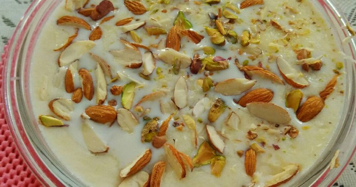 Healthy and tasty dry fruits kheer Recipe by Priya N. Sinha Cookpad India