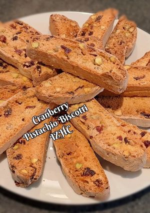 A picture of 🍒Cranberry Pistachio Biscotti🍒.