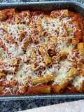 Tortiglioni rellenos