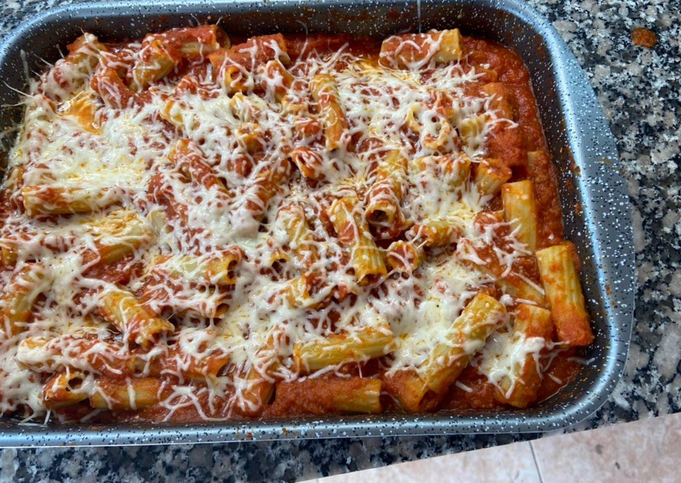 Tortiglioni rellenos