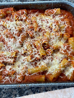 Una foto de Tortiglioni rellenos