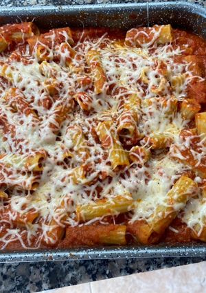 Una foto de Tortiglioni rellenos