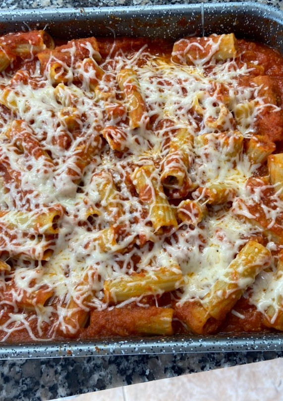 Una foto de Tortiglioni rellenos