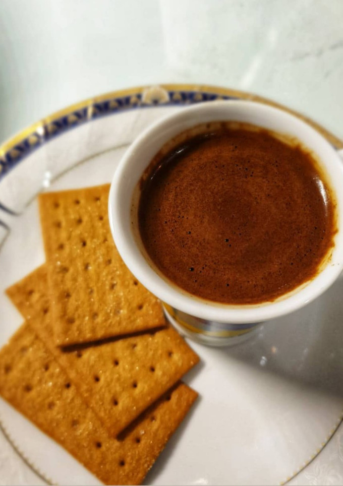 عکسی از دستور قهوه ترک