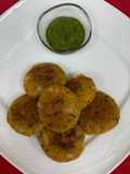 Oats Poha Cutlets