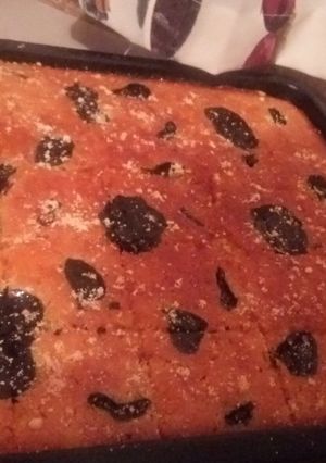 صورة لوصفة بسبوسة النمر