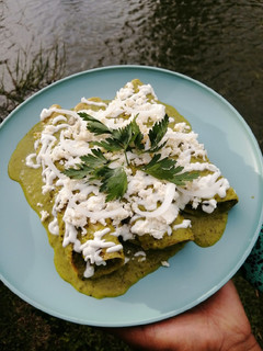 Una foto de Enchiladas suizas