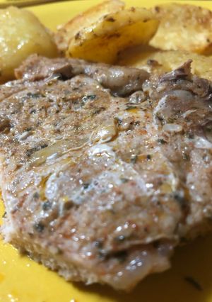 Una foto de Chuletas adobadas al horno