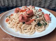 Gambar spaghetti tomat cherry