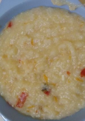 Foto resep Mpasi (daging sapi, tahu susu, keju, wortel dan tomat)