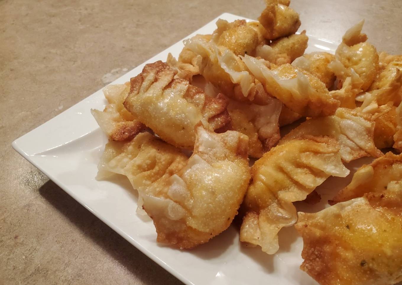 Buffalo Chicken Pot Stickers (Dumplings)