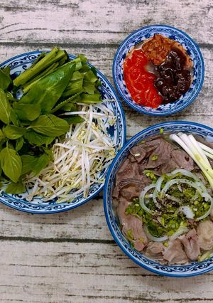 A picture of Beef Brisket Pho.
