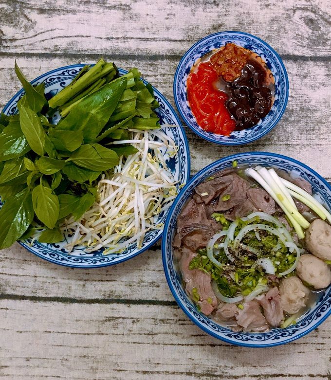 Hình của món Phở Bắp Bò.