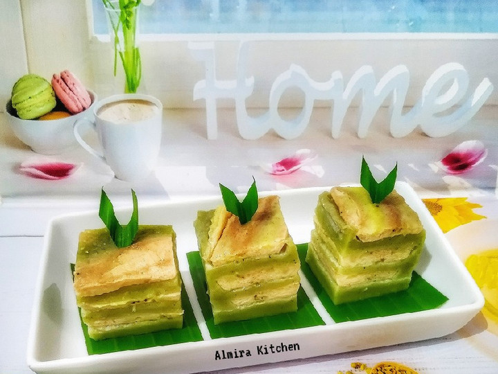 Cara Buat Nagasari Lapis Pandan👩‍🍳 Kekinian