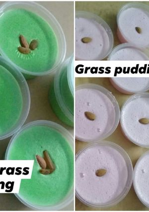 A picture of Grass pudding.