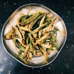 A picture of #Masala Bhindi.