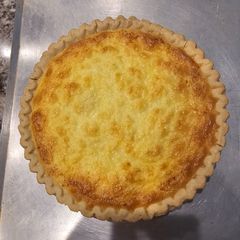 A picture of Sweet and Savory Strawberry Mozzarella Pie.