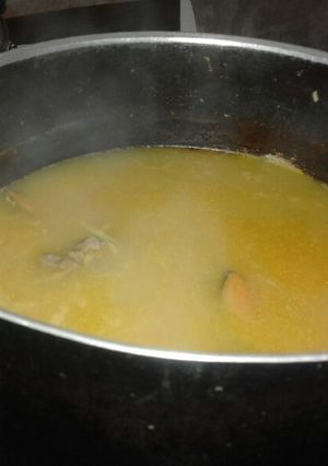 Una foto de Sopa de ossobucco