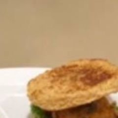 A picture of Vada pav with twist.