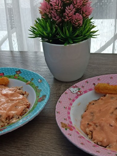 Foto resep Nasi saos mentai rumahan