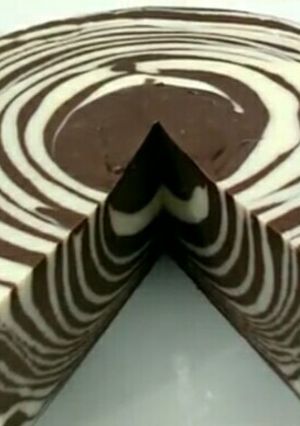 Foto resep Puding zebra enakk #SiapRamadan