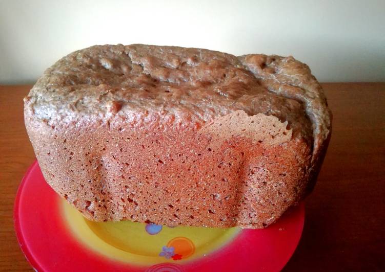 Pan de cerveza, espelta integral y nueces (panificadora)