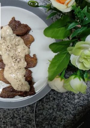 Foto resep Lidah sapi saus keju