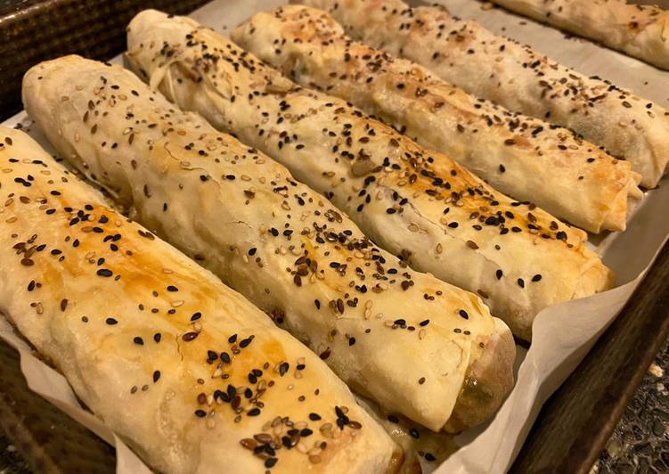 Rollitos primavera con masa philo