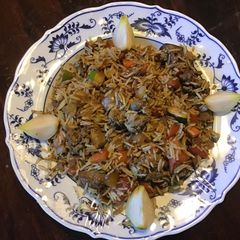A picture of California Farm Chicken Liver Fried Rice.