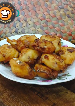 Gambar Cekodok Ikan Bilis+Terung Sourdough