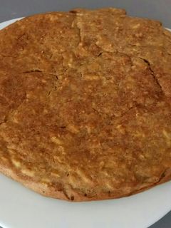 Una foto de Bizcocho de manzana y avena