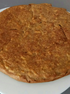Una foto de Bizcocho de manzana y avena