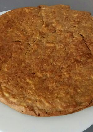Una foto de Bizcocho de manzana y avena