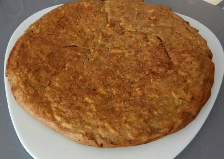 Bizcocho de manzana y avena