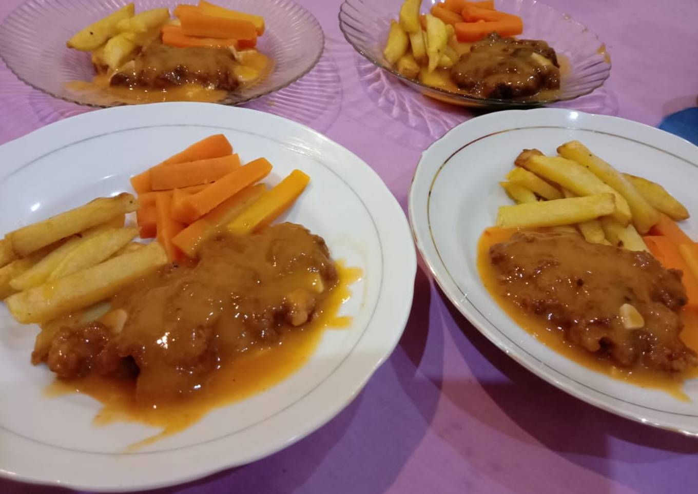 Steak Daging Saos Cheese Simpel