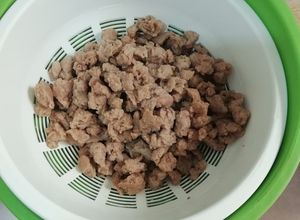 Una foto de Como hidratar y utilizar la soya texturizada