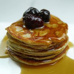 A picture of Low Carb (Keto - Friendly) Cream Cheese Pancakes.