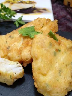 Una foto de Bacalao esponjoso con rebozado casero