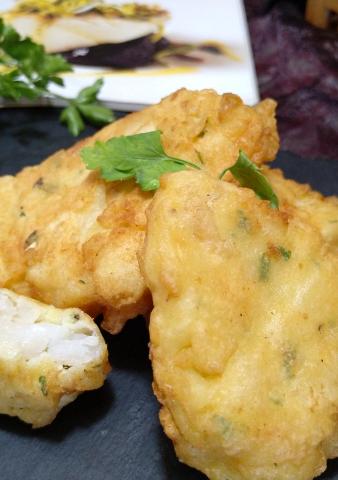 Una foto de Bacalao esponjoso con rebozado casero