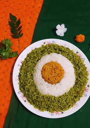 A picture of Tri Colour Rice.